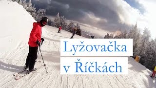 Lyžovačka v Říčkách v Orlických horách