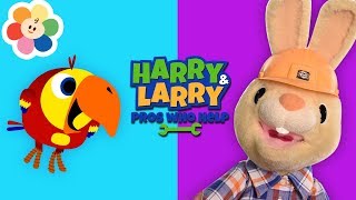 Harry And Larry Pretend Play Carpenter | Occupations & Jobs Song for Kids | Baby Shows | 1 Hour