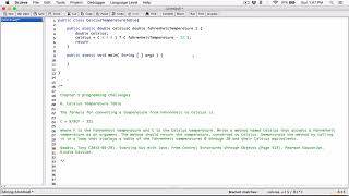 5.6. Celsius Temperature Table - Java