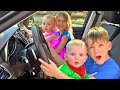 Five Kids We are in the car Song Nursery Rhymes & Children's Song