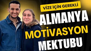 ALMANYA FIRSAT KARTI İçin Bu ŞART - (Motivasyon Mektubu Nasıl Yazılır?)