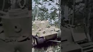 WW2 German tanks actual action footage, Panther and Tiger I #ww2 #tank #panzer