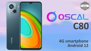 Oscal C80 4G Smartphone - 8GB Ram \u0026 128GB Rom - Android12 - Blackview Oscal C80 - Unboxing