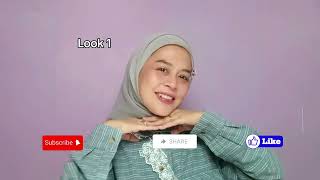 Tutorial hijab sat set khusus ibuk2 #tutorial #hijabtutorial #segiempat #tutorialvideo