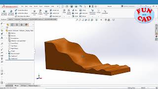 Learn to use FreeForm surface feature and create Rough TERRAIN in SOLIDWORKS | Beginner tutorial