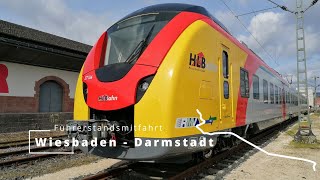 Führerstandsmitfahrt von Wiesbaden Hbf nach Darmstadt Hbf