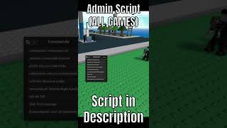 Roblox *OP* Admin Script ALL GAMES (Fling, Fly, Kick \u0026 MORE!)