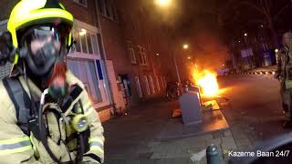 Brandweer Prio 1 Autobrand, Rotterdam