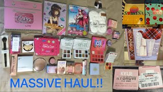 KYLIE, KAJA, IT, RUDE, GLAMLITE \u0026 MORE!! TJ MAXX, MARSHALLS, ROSS \u0026 BURLINGTON MEGA HAUL!!