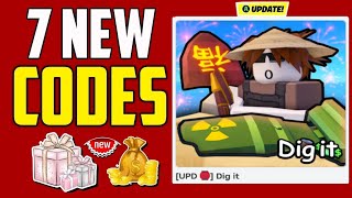 UPDATE✨NEW! ROBLOX Dig it CODES 2025!! | BE QUICKLY | PART 180