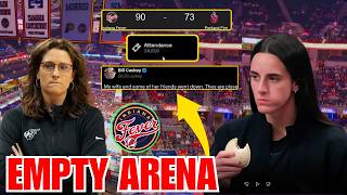 Caitlin Clark Fans FURIOUS w 3200 EMPTY SEATS Fever Attendance CRASHING! Stephanie White EXPOSE