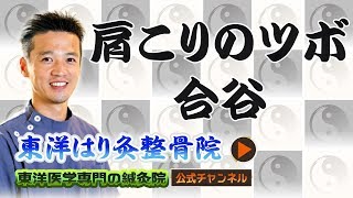 「自分でできる肩こりのツボ④合谷」町田の鍼灸院 東洋医学専門