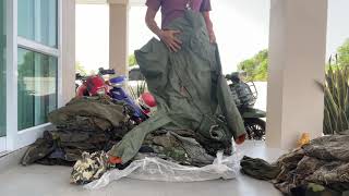 รีวิวกระสอบ Army Clothing   By Camo Camper