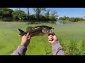 Bass fishing in different spots in NWI