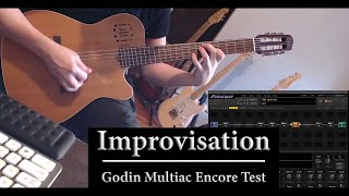 Godin Multiac Encore Nylon string guitar test