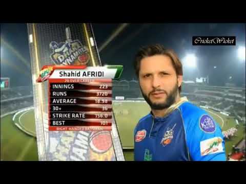 Shahid Afridi's Brilliant 37 Runs Off 17 Balls - Dhaka Dynamites Vs ...