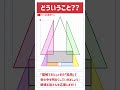 【15秒解説】「どういうこと？」 算数 中学入試 数学 高校入試 テスト対策 受験 受験生 面積 面白い ひらめき 勉強 勉強垢 頭の体操 裏技 裏ワザ math