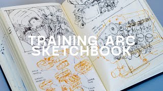 Sketchbook Tour - The Training Arc Sketchbook