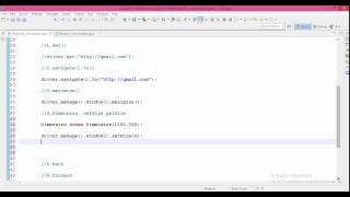 WebDriver Browser Commands