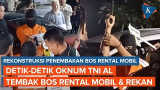 Detik-detik Oknum TNI AL Tembak Bos Rental Mobil di Rest Area Tol Tangerang-Merak