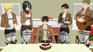 【MMD】Shingeki No Kyojin - Happy Birthday Eren!