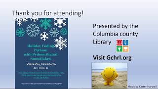 Holiday coding with Python: Digital snowflakes with Alex