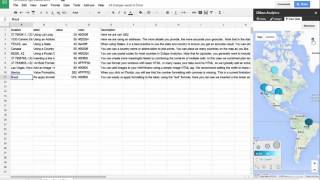 Build your first Google Map in Google Sheets with CMaps Analytics
