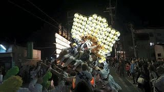 平成28年10月14日　南河内だんじり祭り(宵宮) 山中田サンプラザ　山中田