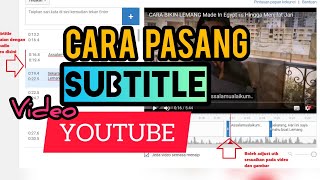 CARA MUDAH BUAT SUBTITLE BAHASA  MELAYU : Auto Translate