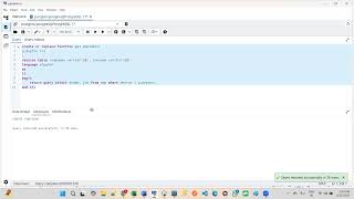 Part 55 - PostgreSQL - PL pgSQL - Function returns Table By Ramesh Babu Bollu
