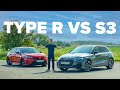 New Audi S3 vs Honda Civic Type R | Battle of the £50k hot hatches