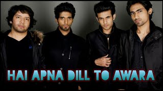 Hai apna dill to awara lyrics cover by sanam band ll lyrical video