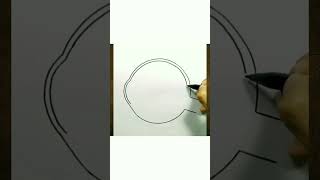 How to draw Human Eye Diagram