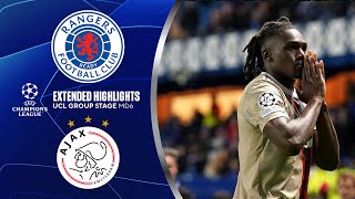 Rangers vs. Ajax: Extended Highlights | UCL Group Stage MD 6 | CBS Sports Golazo