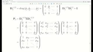amv18 - Multivariate Correlation Matrix
