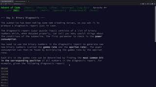 Programming with Scott - Advent of Code 2021 - Day 3 - Solved with Python