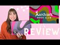 Reviewing The Aardvark Book Club Box! | Reading Vlog | Booktube