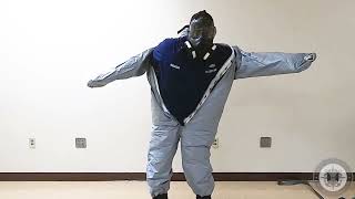 #CGHowTo Don a standard Tychem Suit