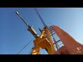 타워크레인 작동 기능품 소개 합니다 luffing jib tower crane