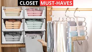 ✨CLOSET ORGANIZATION IDEAS | Top 5 MUST-HAVE Closet Organizers on Amazon