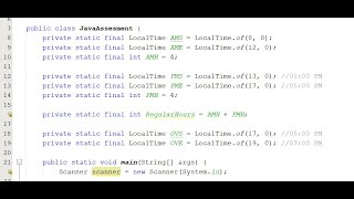 Java Assessment Salary Calculator in INTERMEDIATE PROGRAMMING