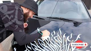 CALLIGRAPHY ON VW POLO AS A REMINDER (translation in the description)