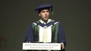 INSEAD MBA Class 16D Graduation - Professor Ilian Mihov, Dean of INSEAD