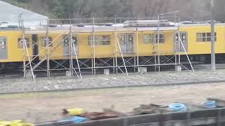 廃車になった西武2000系2403Fと2511Fの様子①