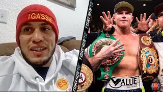 DAVID BENAVIDEZ TO CANELO "I AINT GONNA F*** RUN FROM YOU! IM NOT SCARED OF HIM!"