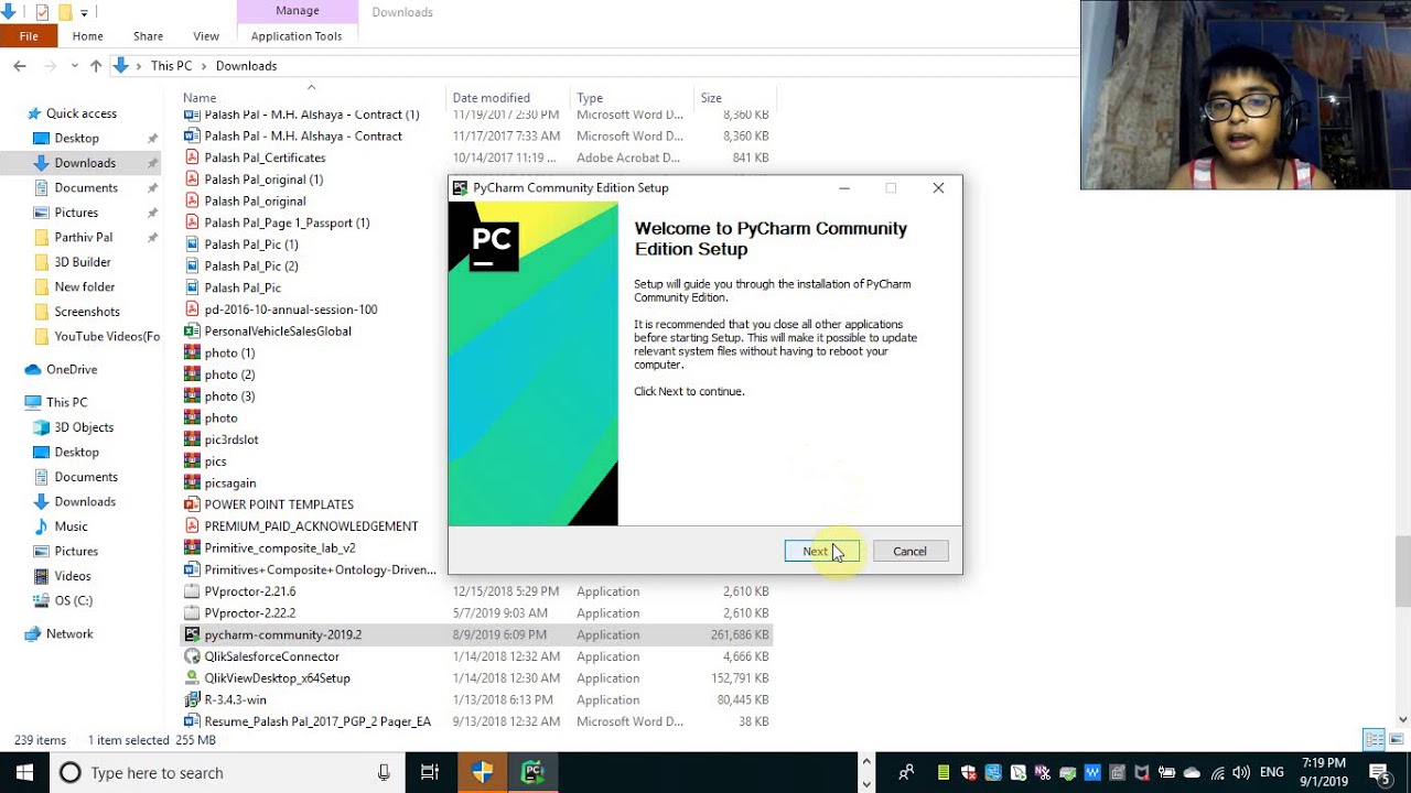How To Install PyCharm Community Edition 2019.2 - YouTube