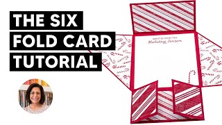 🔴Make a Fun & Creative Card Using Designer Paper for Christmas or a Wedding