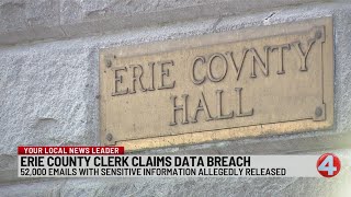Erie County Clerk claims data breach