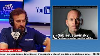 Gabriel Slavinsky - Psicólogo, consultor y analista político | Dicen Que Dicen