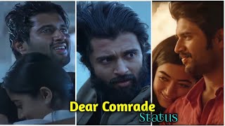 🆕 Dear Comrade 🤩 Movie Love 😘Whatsapp Status 👑 Vijay Devarakonda 💙 4k Full Screen Status